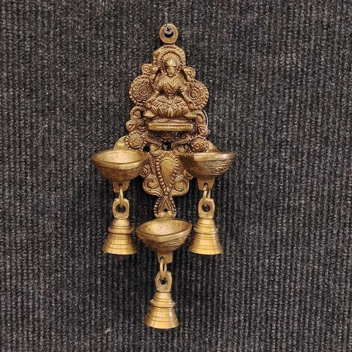 brass Lakshmi diya