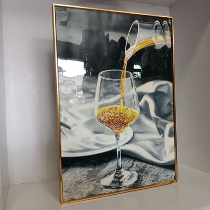 Crystal wall frames