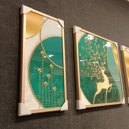 Crystal wall frames