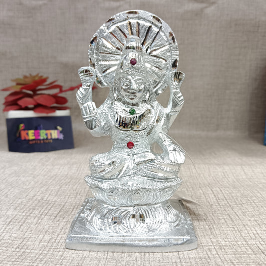 Lakshmi German silver idol