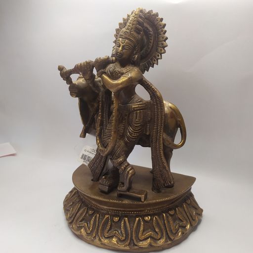 Antique cow krishna