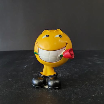 Smile bubble head showpiece only single piece with one a moji