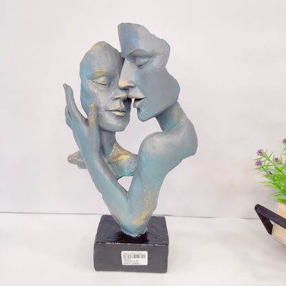 Thinker Statue Black, Sculptures Home Decor Modern