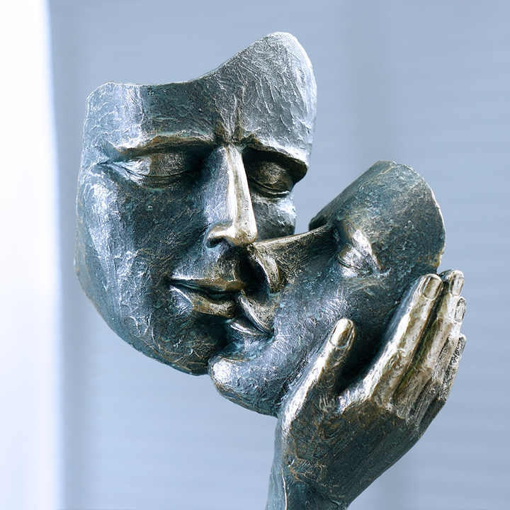 Abstract Face Sculpture