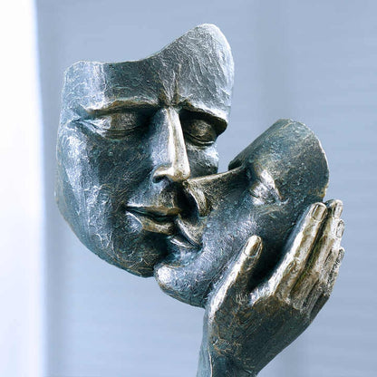 Abstract Face Sculpture