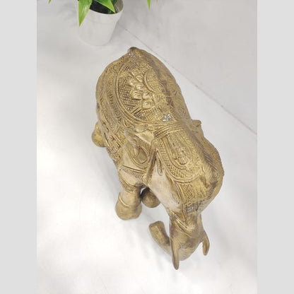 Brass Crafted Elephant Idol