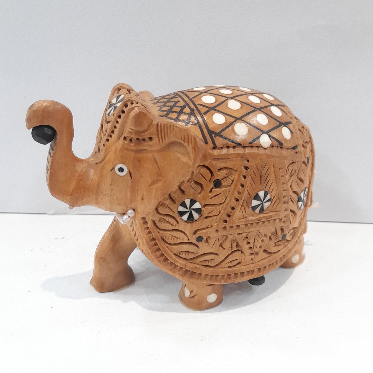 Wooden Crafted Elephant For Good Luck
