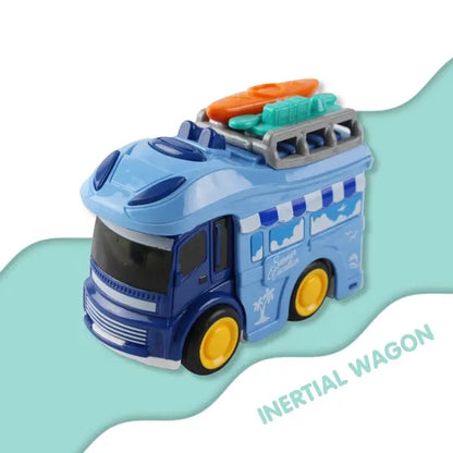Picnic bus push toy