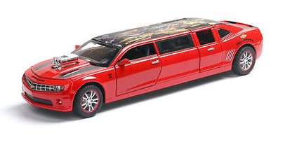 CHEVROLET CAMRO LIMOUSINE DIE CAST CAR  RED