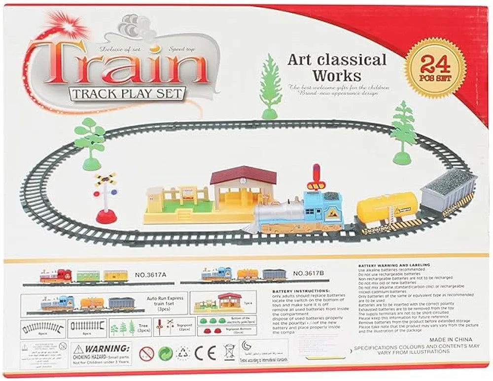 Train Track play 24 pc set keerthi toys
