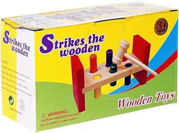 Hand Muscle Strengthening Wooden Hammer Toy For Kids