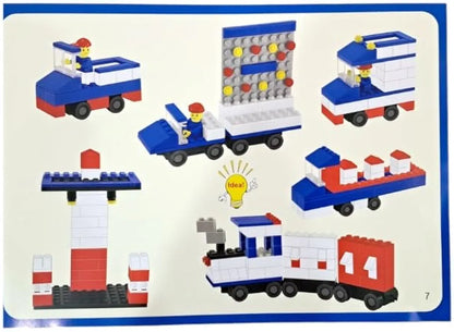 Metro Station 2 in 1 Metro Train Interlocking Blocks Multicolor building blocks set for kids Learning and to enhance creative skills