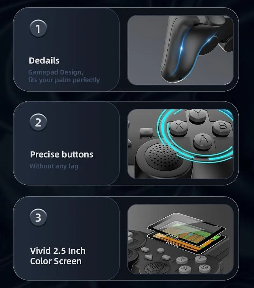 Video Games for Kids Controller Gamepad Video Game, Retro Gaming Console, Nintendo Gameboy Age 7, Digital Game Player, Pocket Gamer, Handheld Gaming Console, Mario