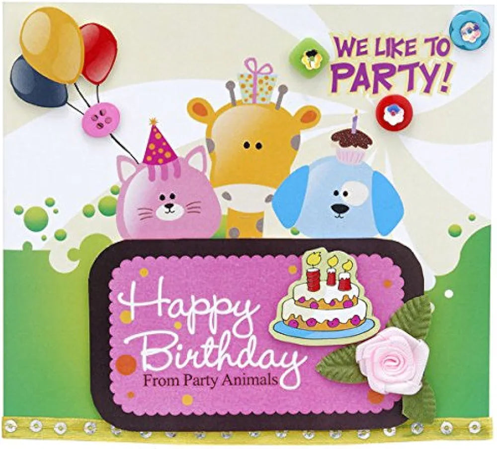 Make Your own Greeting Card, Art and Craft, Do-It-Yourself kit, Creative Craft Projects for Kids, Greeting Card Making Kit, Birthday Gift for Boys & Girls for Age from 6 to 8 & Above
