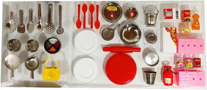 My Kitchen Big Size Steel Premium Kitchen Role Play Kitchen Toys for Kids