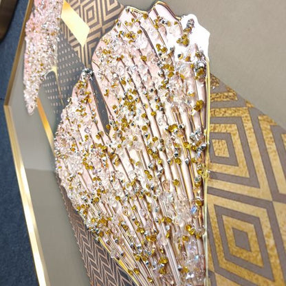 Crystal wall frames