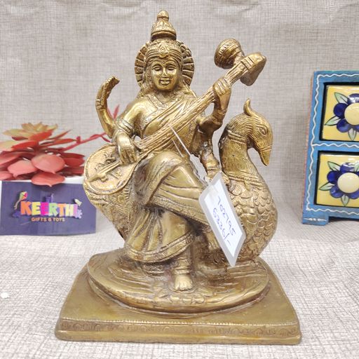 Brass saraswati Devi odol