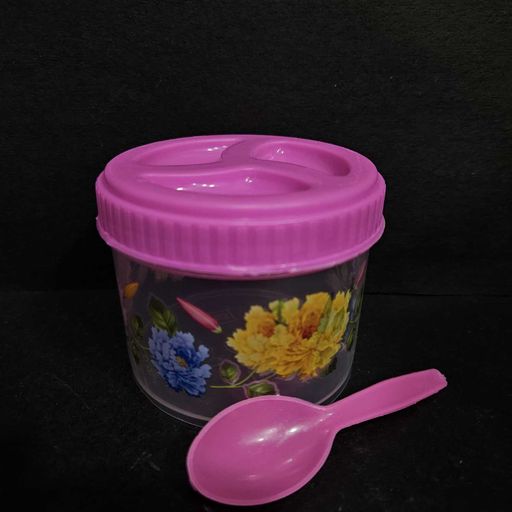 KITCHEN CONTAINER WITH SPOONS Grocery Containers Storage Jar Masala Box Freezer Storage Box Plastic Containers kitchen tool kitchen storage kitchen item cookware