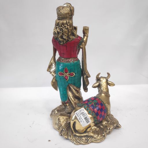 Cow Krishna idol