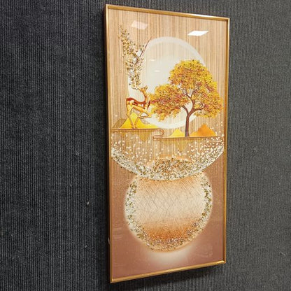 Crystal wall frames