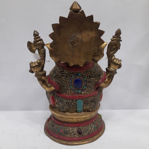 Brass ganesh idol