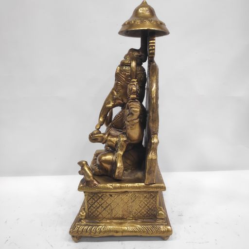 Brass ganesh idol
