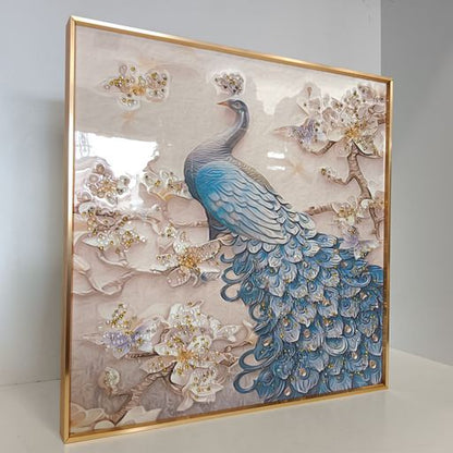 Crystal wall frames