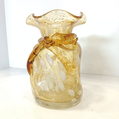 Specially hand moulded glass Flower vase