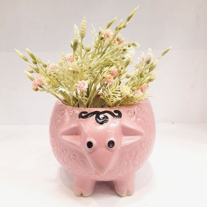Ceramic sheep shaped Ceramic Planter Pot Indoor Ourdoor Plants,Home and Garden Decor, Decorative Succulents Pot