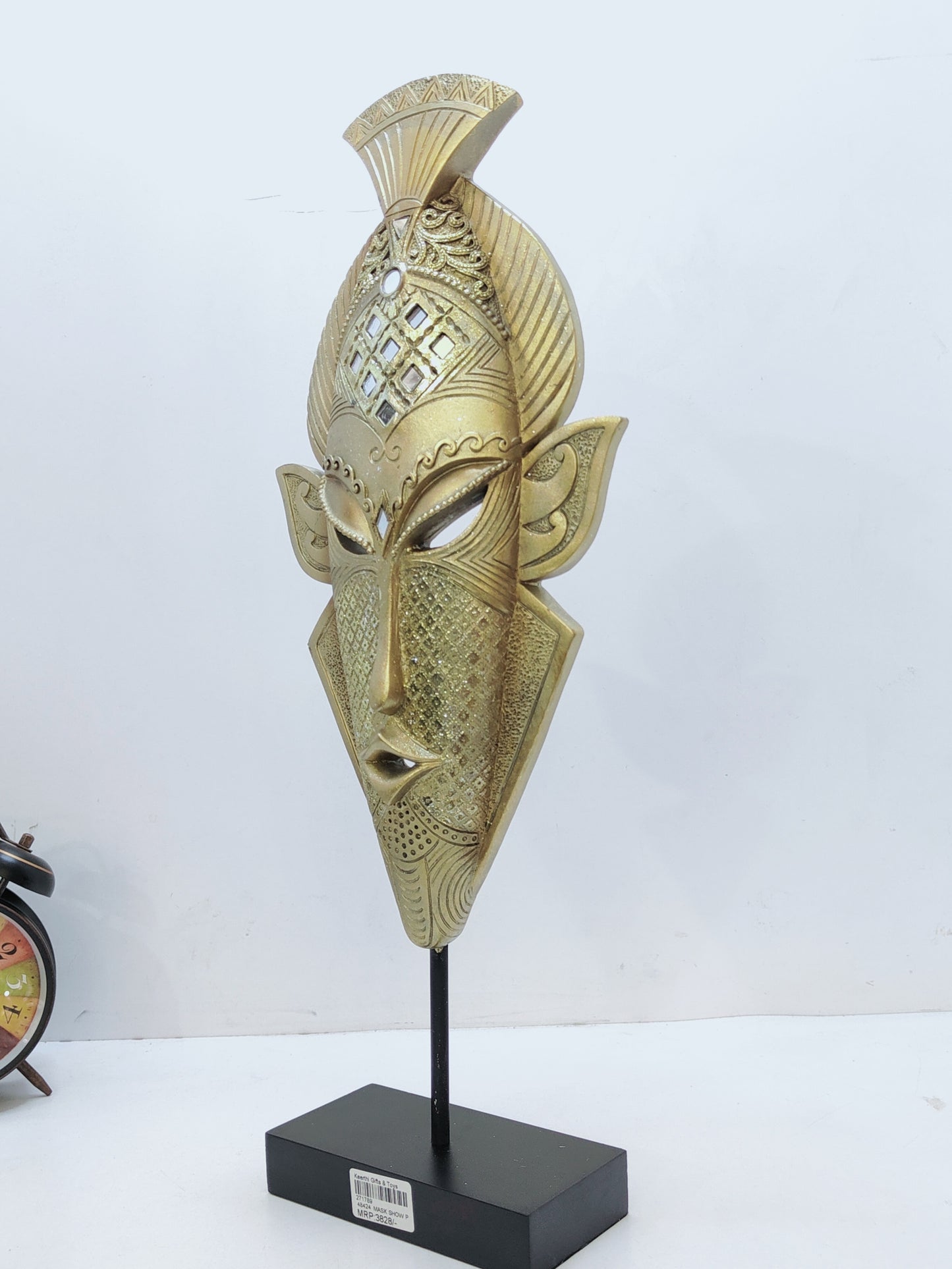 African Tribal Face Mask Sculpture