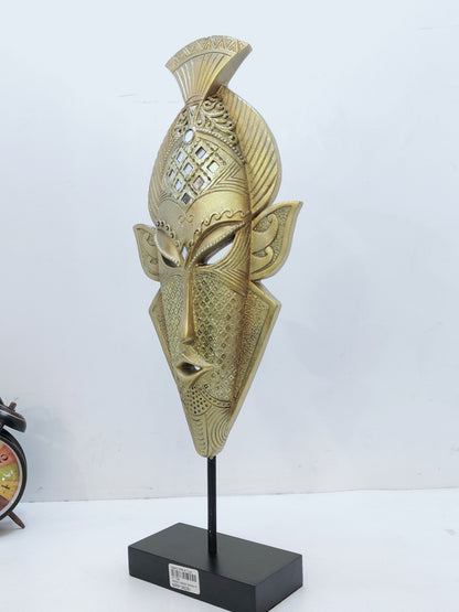 African Tribal Face Mask Sculpture