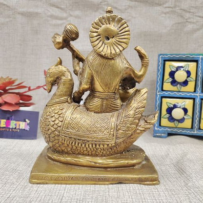 Brass saraswati Devi odol