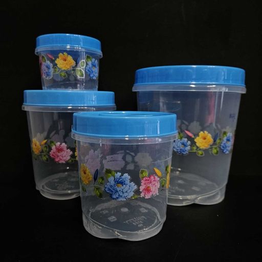 Multi purpose airtight 4piece grocery storage container