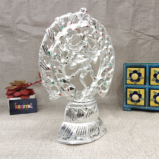 Natraj German silver idol