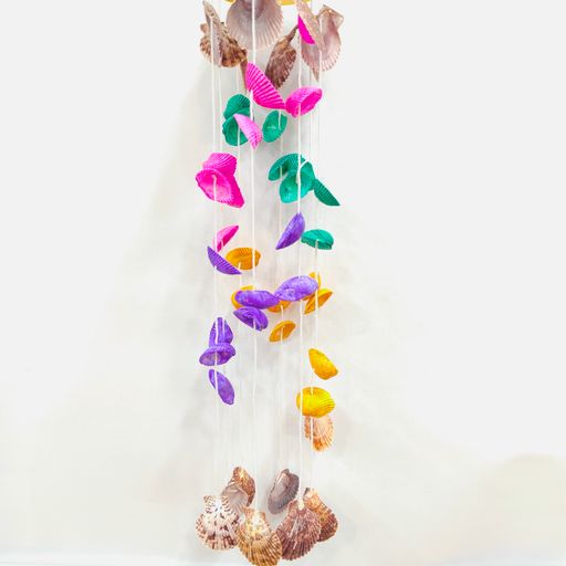 Colorful Shell Wind Bell Mediterranean Style Home Decoration Wind Bell as a Gift