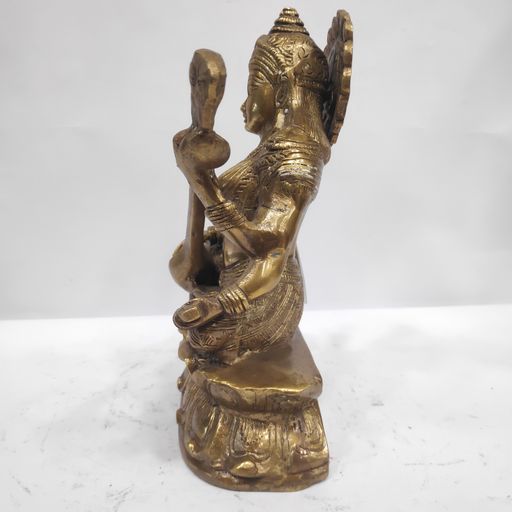 Brass saraswati idol