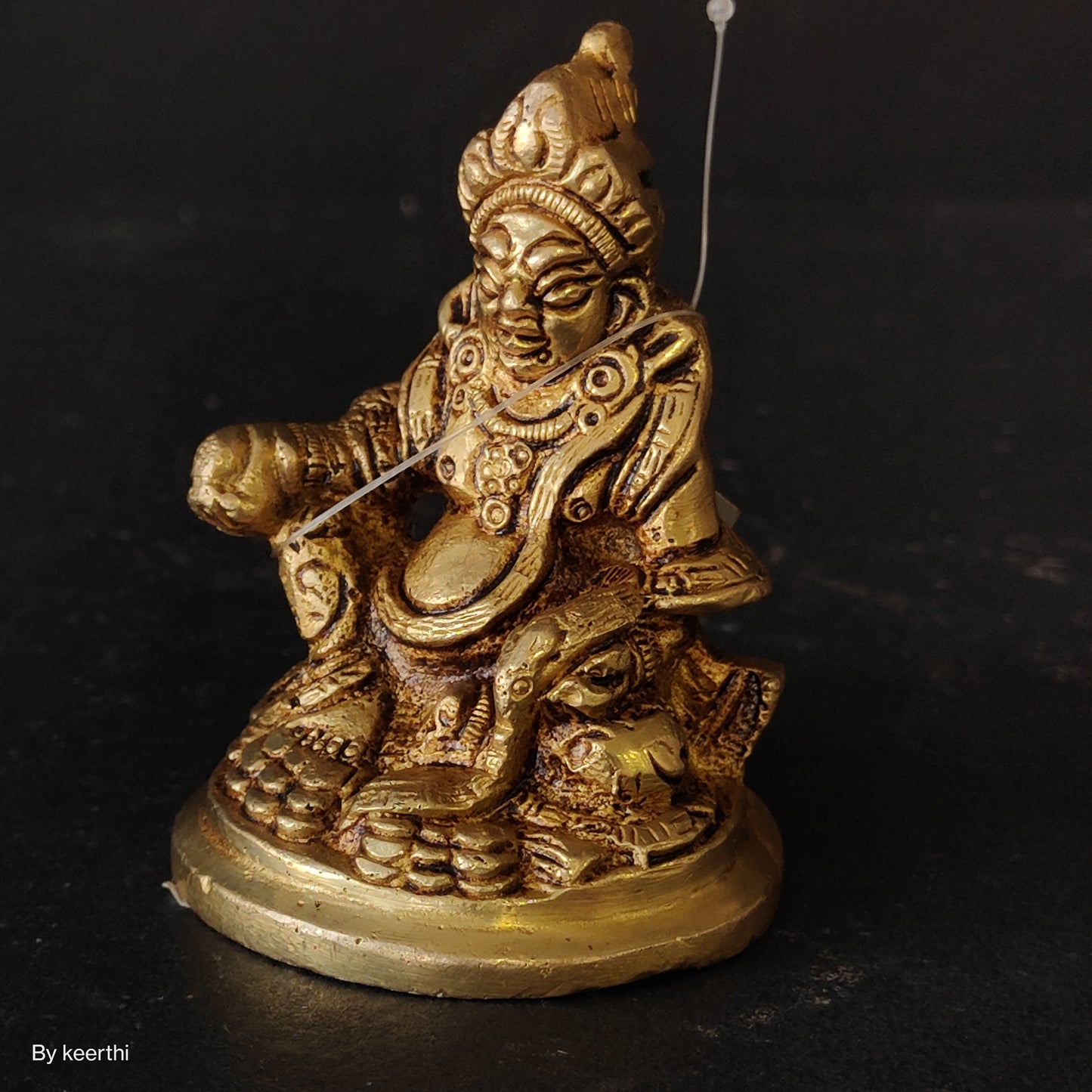 Brass Kuber Statue