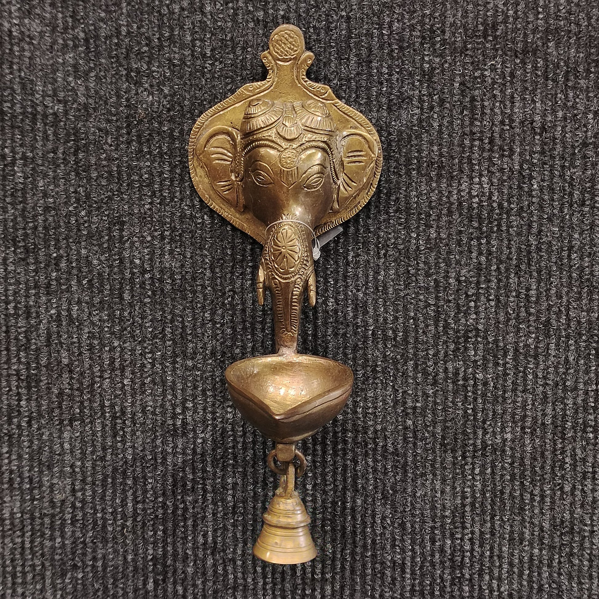 Brass Ganesh Diya R68