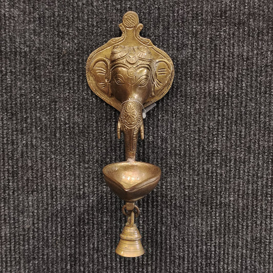 Brass Ganesh Diya R68
