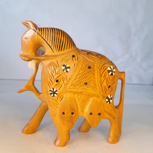 Wooden Horse Inlaid