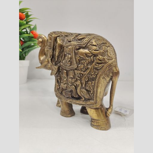 Brass Elephant 5 inch