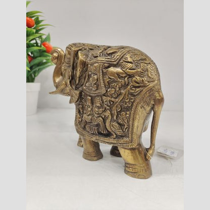 Brass Elephant 5 inch