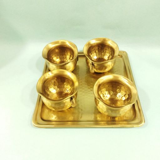 Gold plated &4bowl