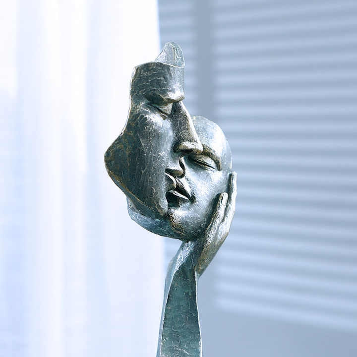 Abstract Face Sculpture