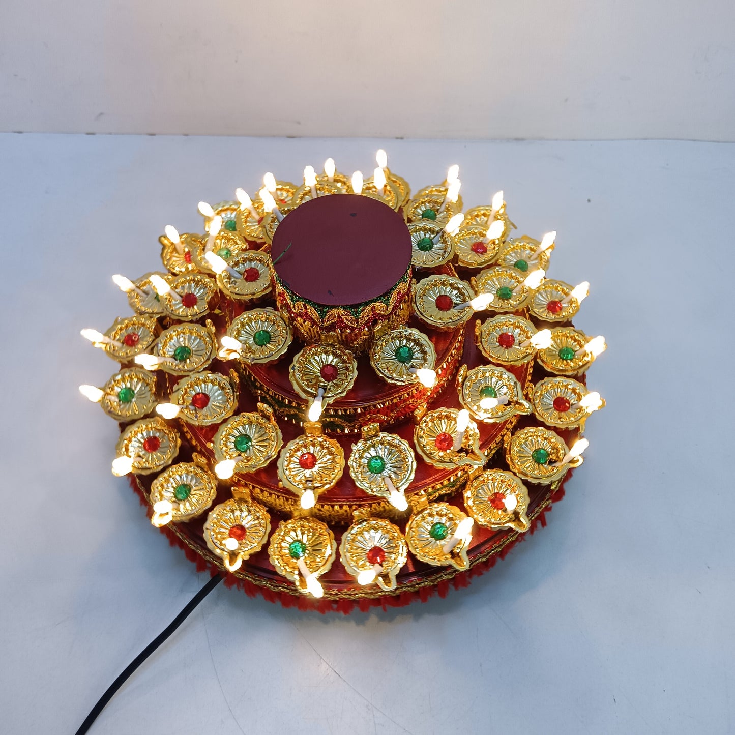 LED DIYA REVOLVING STAND