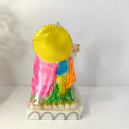 Marble Radha Krishna Kishan Standing Murti Idol Statue