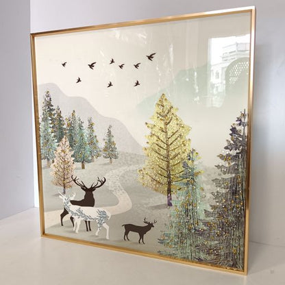 Crystal wall frames