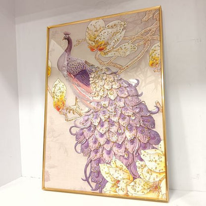Crystal wall frames