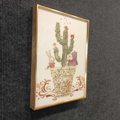 Crystal wall frames