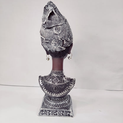 Unique Home Decor African Tribal Woman Figurine Art Piece Idol